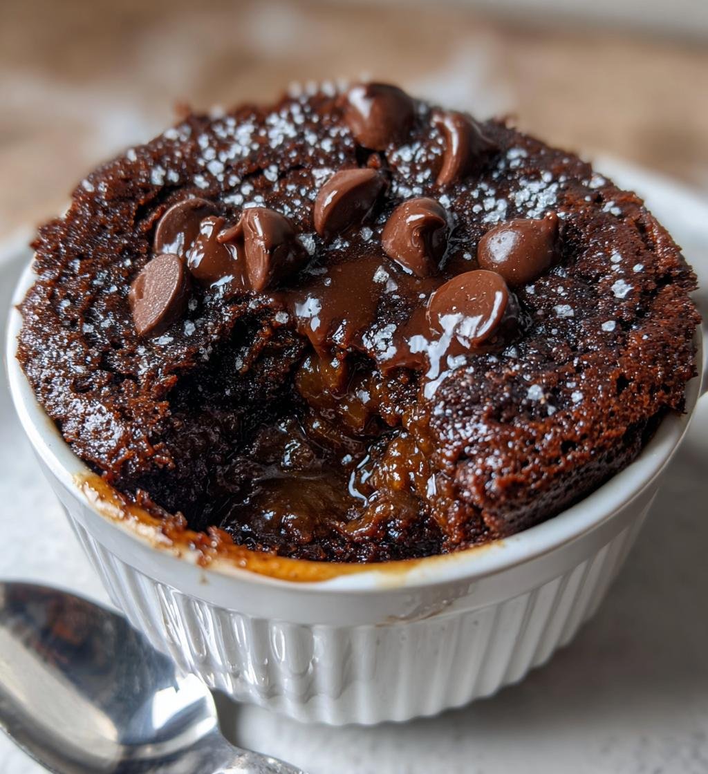 Slow Cooker Brownie Pudding - detail 1