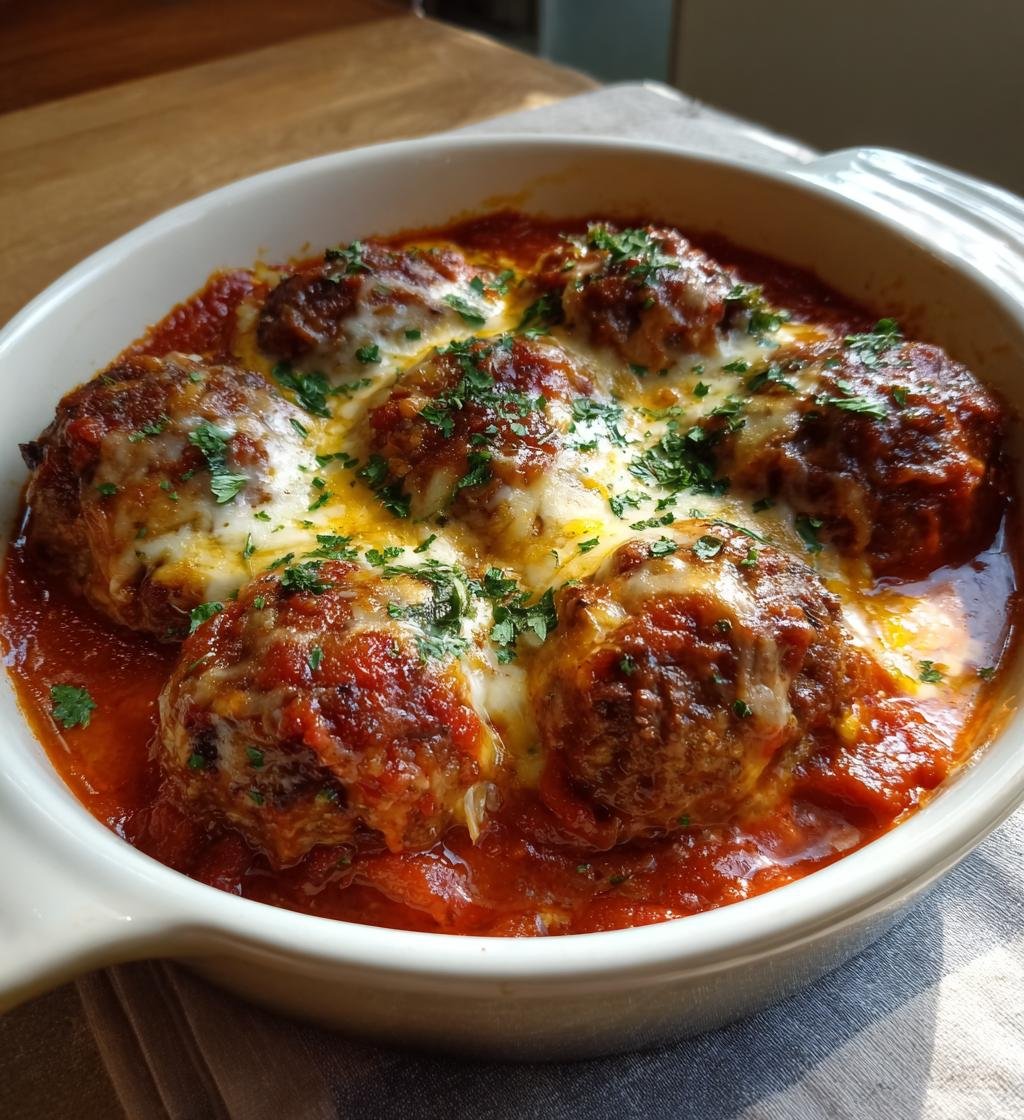 Slow Cooker Chicken Parm Meatballs - detail 1