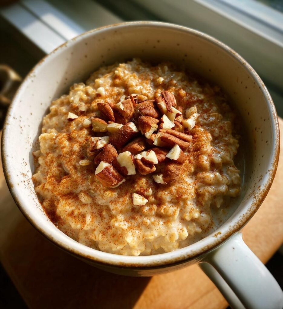 Slow Cooker Gingerbread Oatmeal