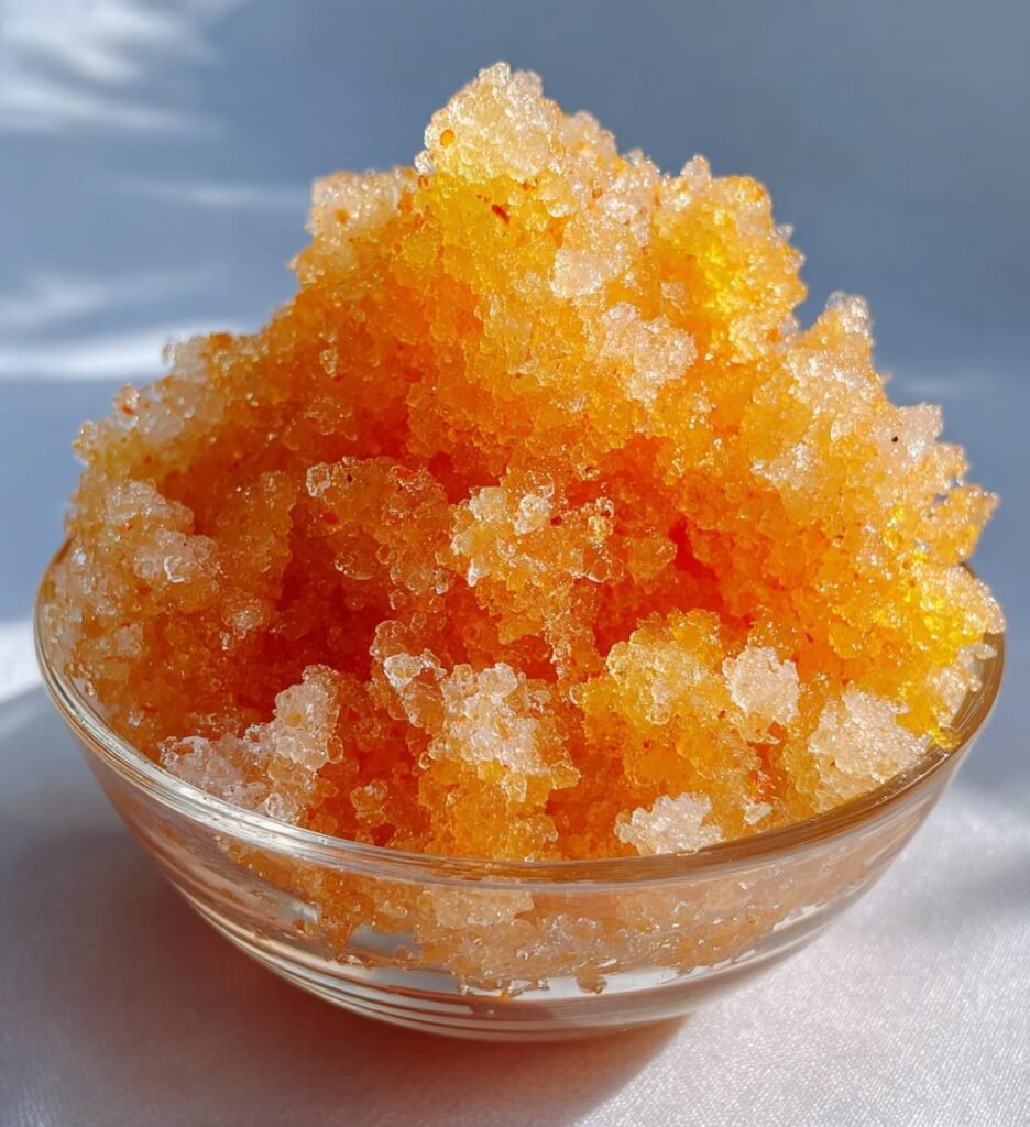 Sparkling Citrus Rose Granita