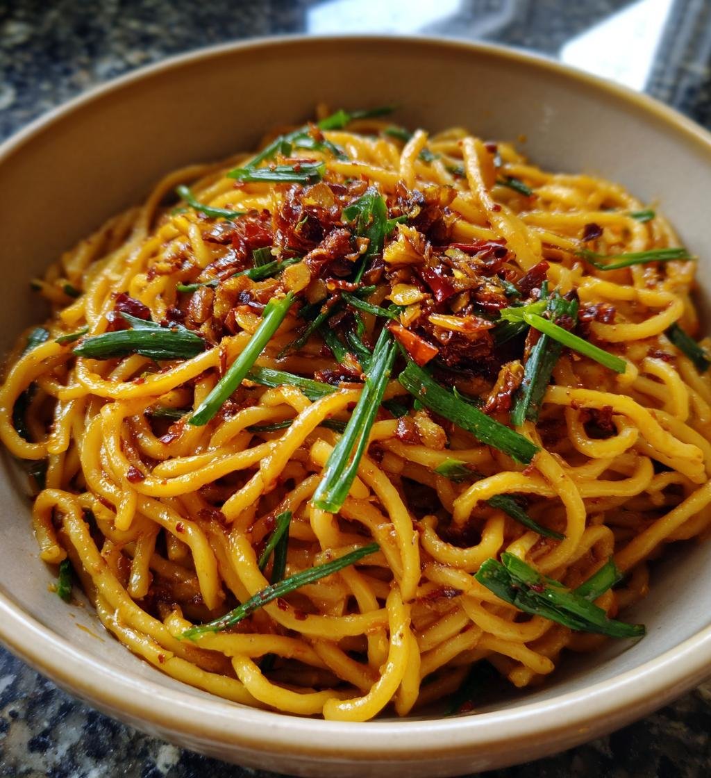 Spicy Garlic Chilli Noodles