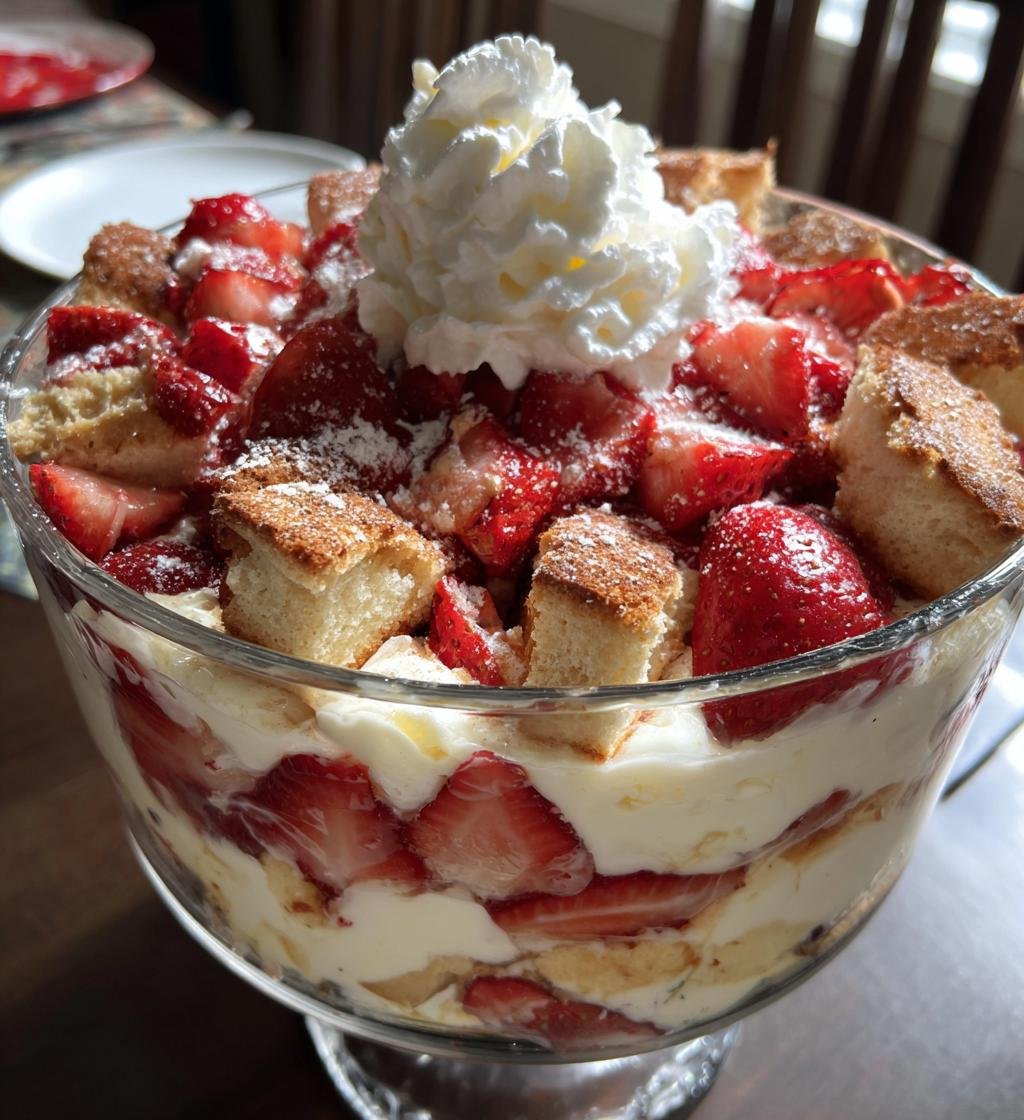 Strawberry Cheesecake Trifle - detail 1