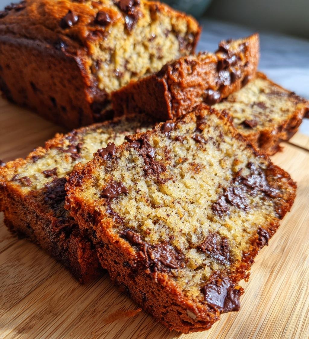 Super Moist Chocolate Chip Banana Bread - detail 1