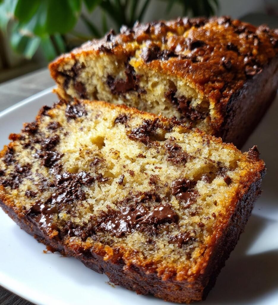 Super Moist Chocolate Chip Banana Bread