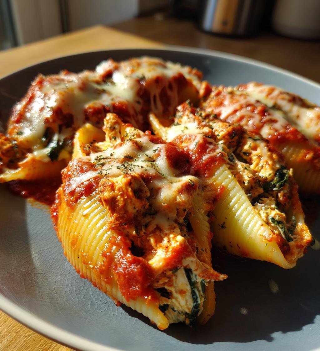 Thanksgiving leftover turkey stuffed shells