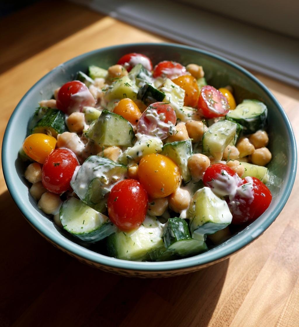Tzatziki Chickpea Salad - detail 1