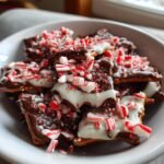 White Chocolate Peppermint Pretzel Crisps