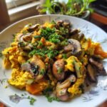 Zucchini & Mushroom Scramble