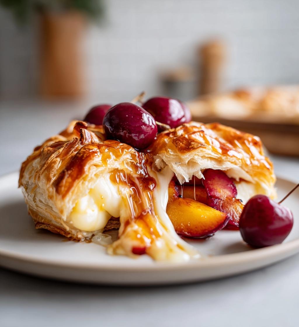 baked brie puff pastry roasted plums
