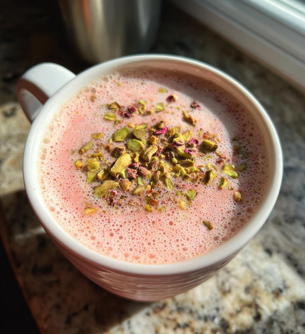cardamom rose moon milk - detail 1