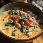 creamy marry me tuscan chicken soup