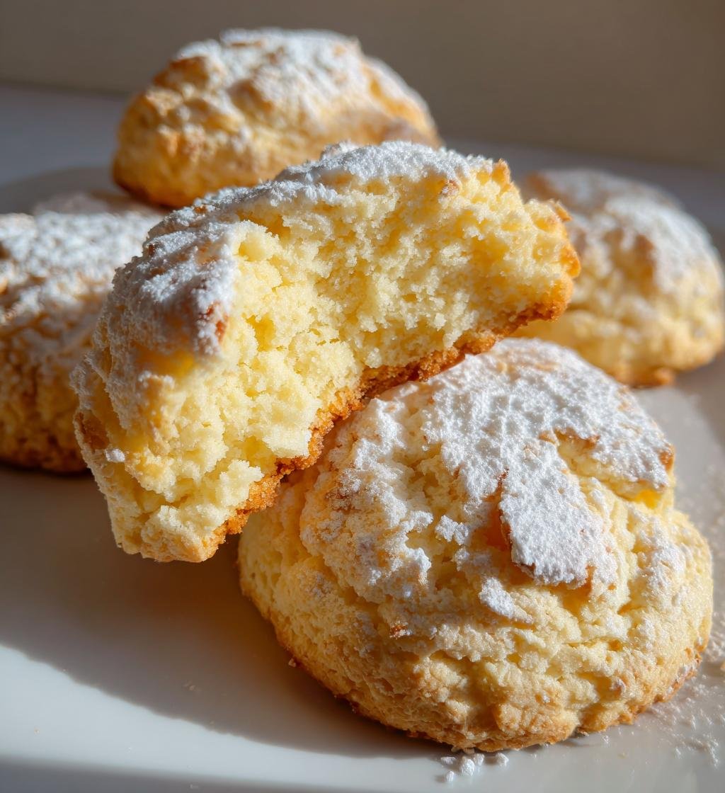gluten-free almond cloud cookies