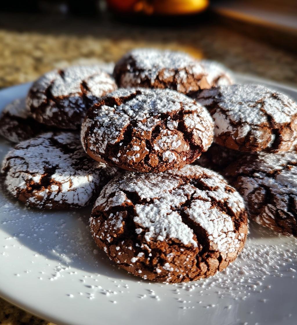 hallowen crinkle cookies - detail 1