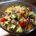 lemon cucumber couscous salad