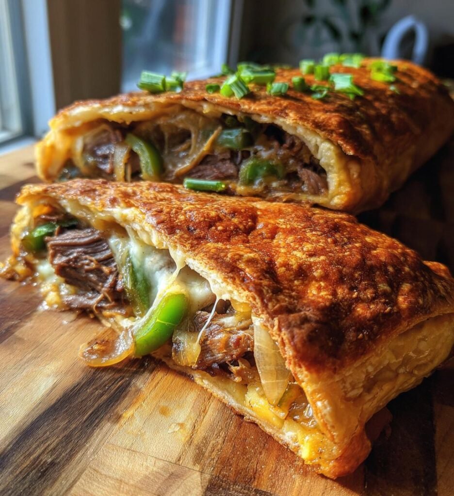 philly cheesesteak stromboli