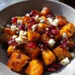 roasted butternut squash cranberries feta bliss