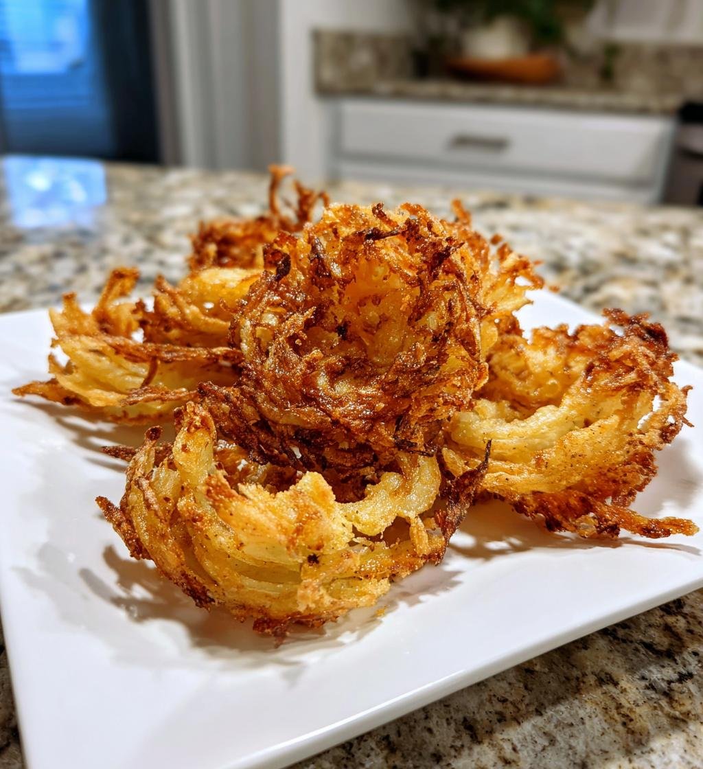 Air Fryer Crispy Mini Blooming Onions