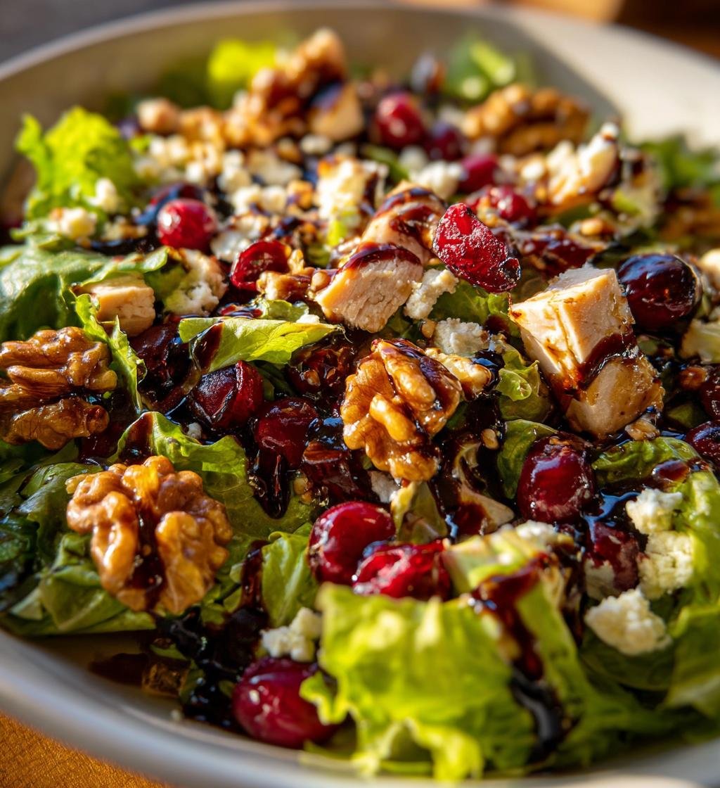 Apple Cranberry Salad with Turkey - detail 1