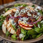 Apple Pecan Blue Cheese Salad