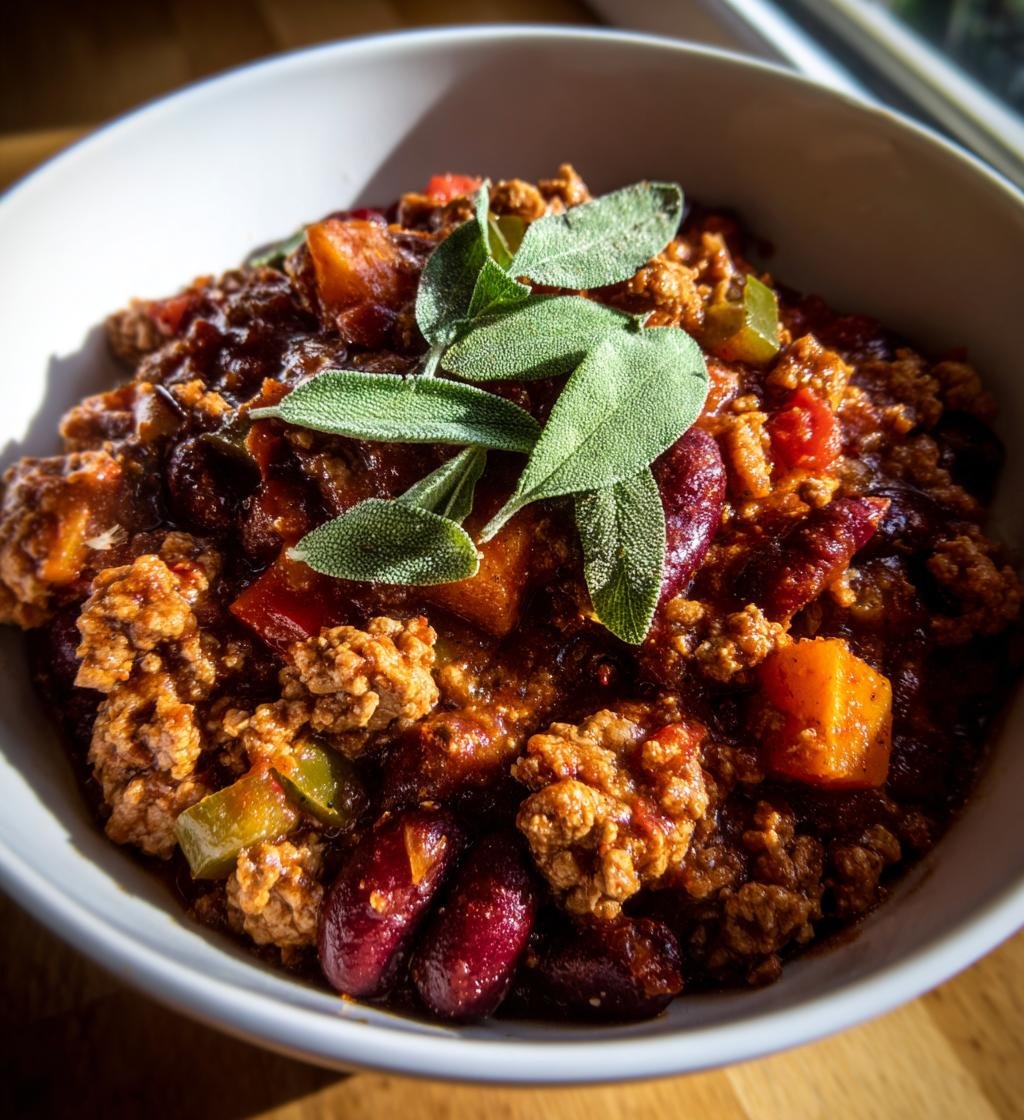 Apple Sage Turkey Chili - detail 1