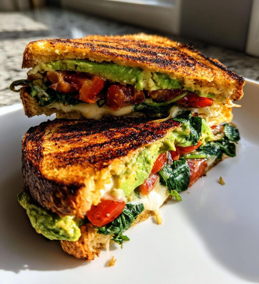 Avocado Ranch Panini Sandwich - detail 1