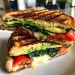 Avocado Ranch Panini Sandwich