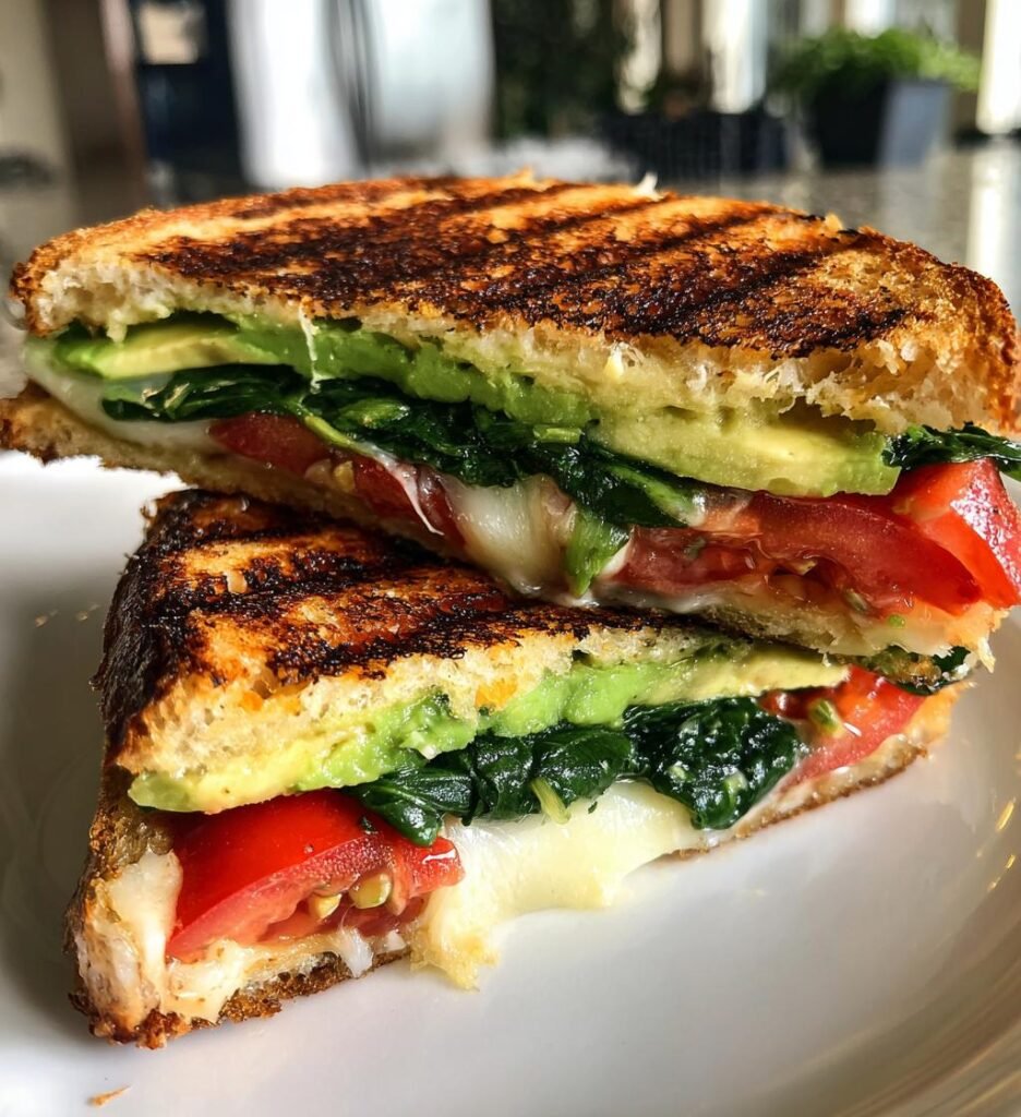 Avocado Ranch Panini Sandwich