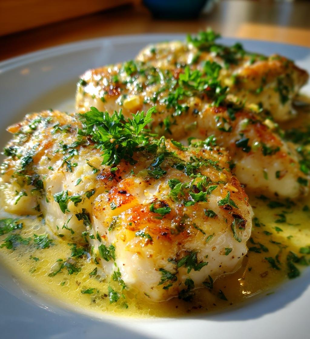 Baked Cod in Coconut Lemon Cream Sauce - detail 1