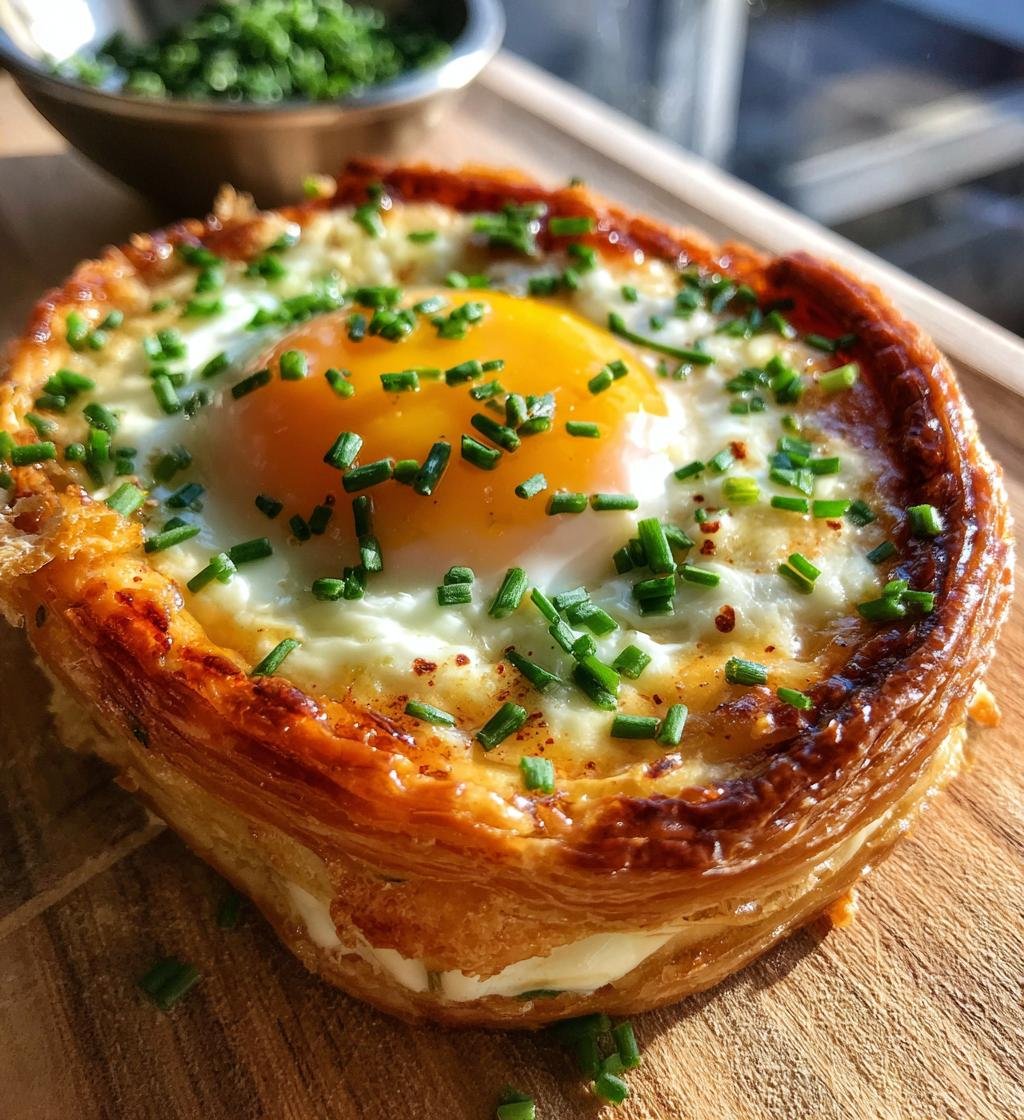 Baked Eggs Napoleon - detail 1