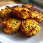 Baked Sweet Potato Zucchini Tots