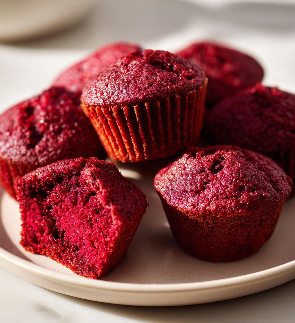 Beet Muffins - detail 1