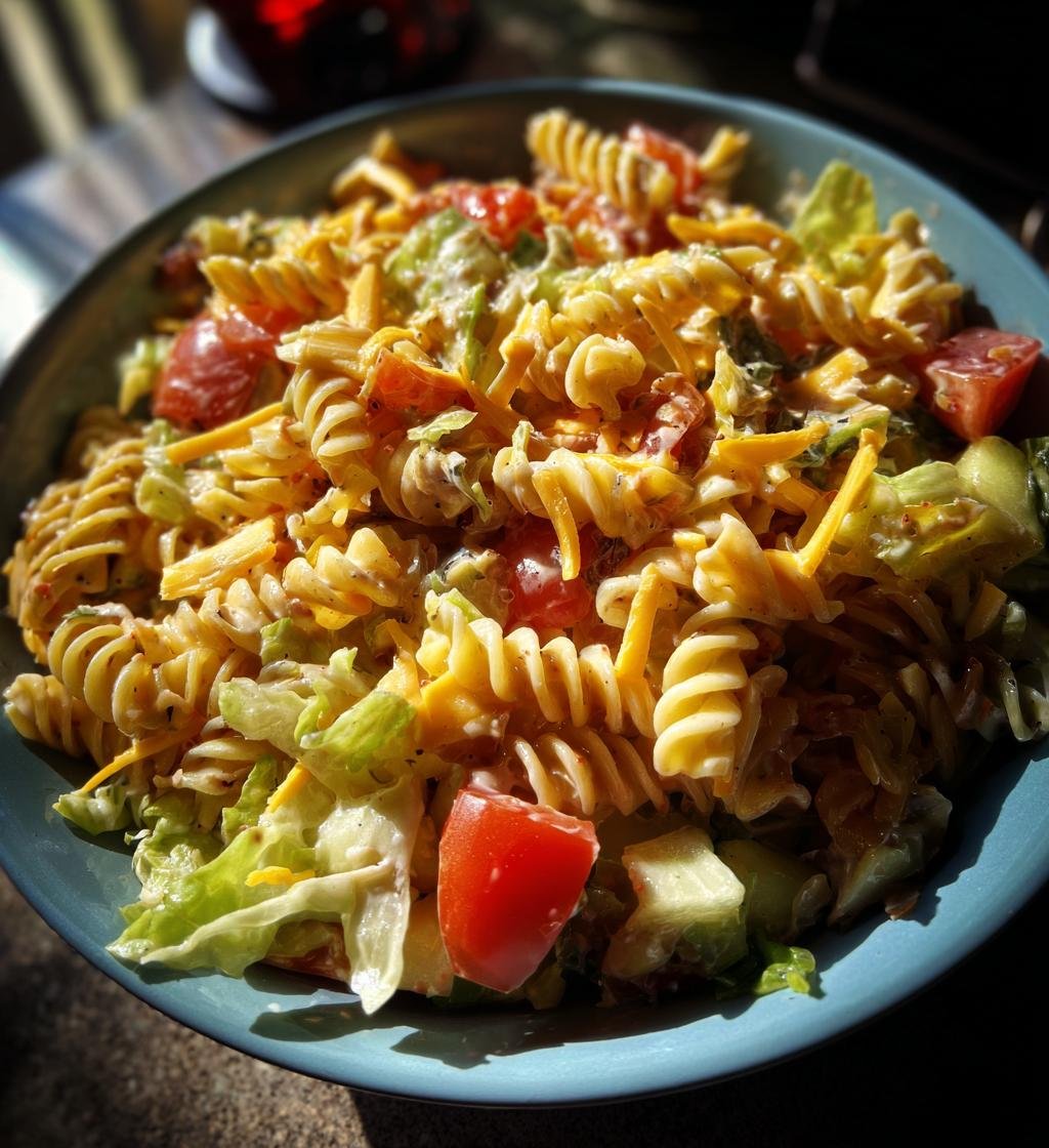 Big Mac Pasta Salad
