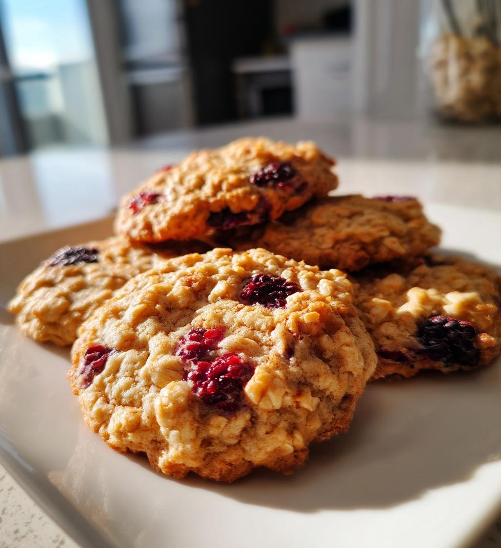 Blackberry Oatmeal Cookies - detail 1