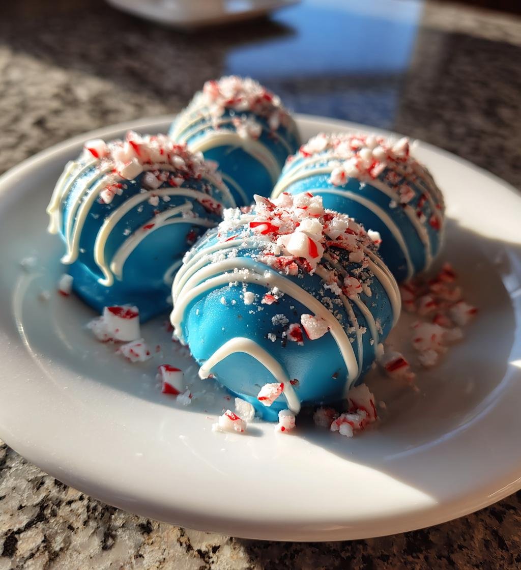 Blue Christmas Truffles
