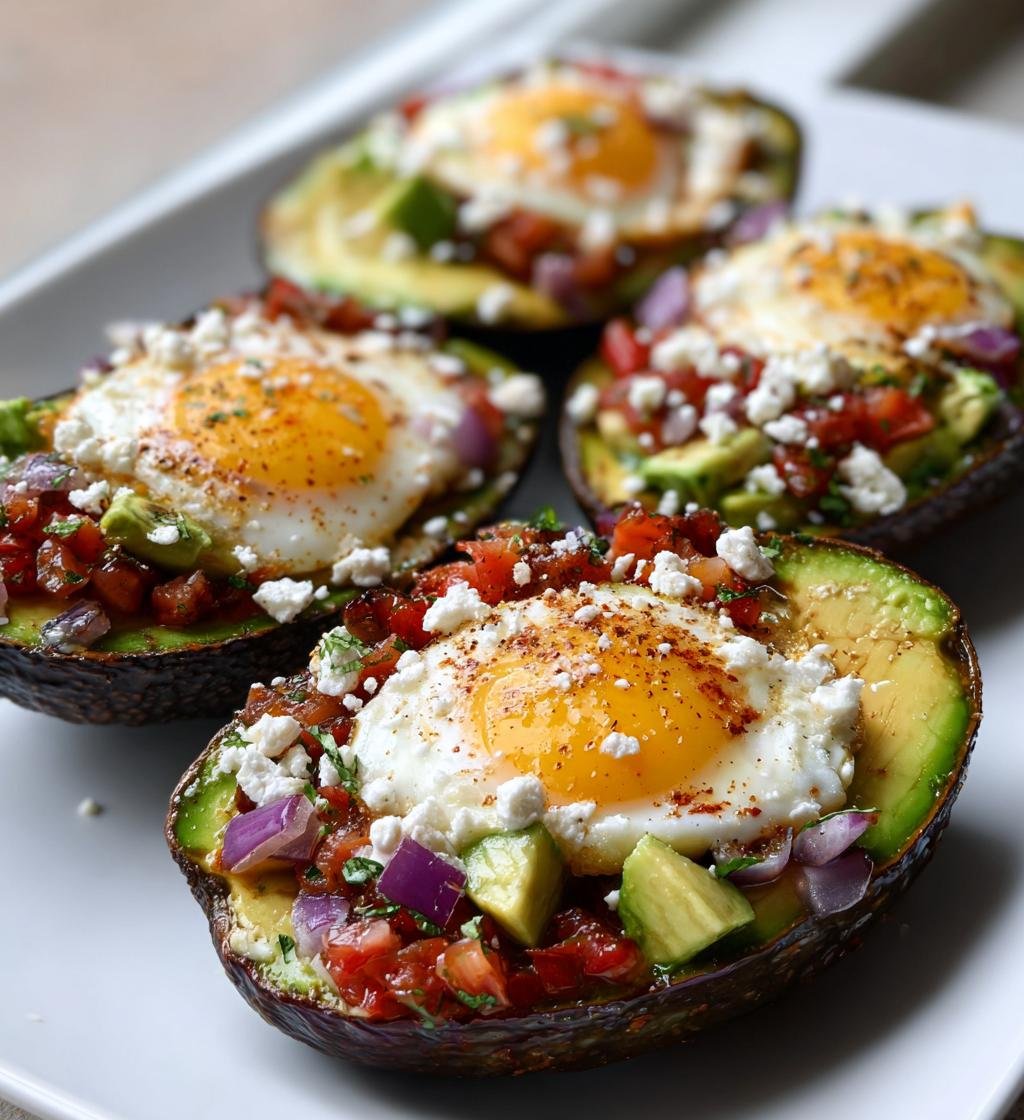 Breakfast Stuffed Avocados - detail 1