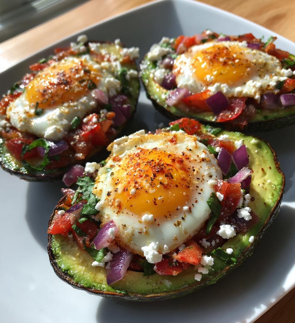 Breakfast Stuffed Avocados
