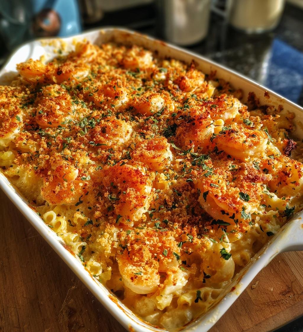 Cajun Shrimp and Crab Mac and Cheese - detail 1