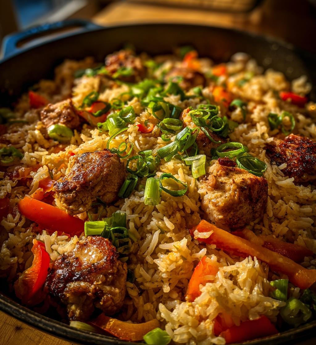 Caribbean Chicken and Rice - detail 1