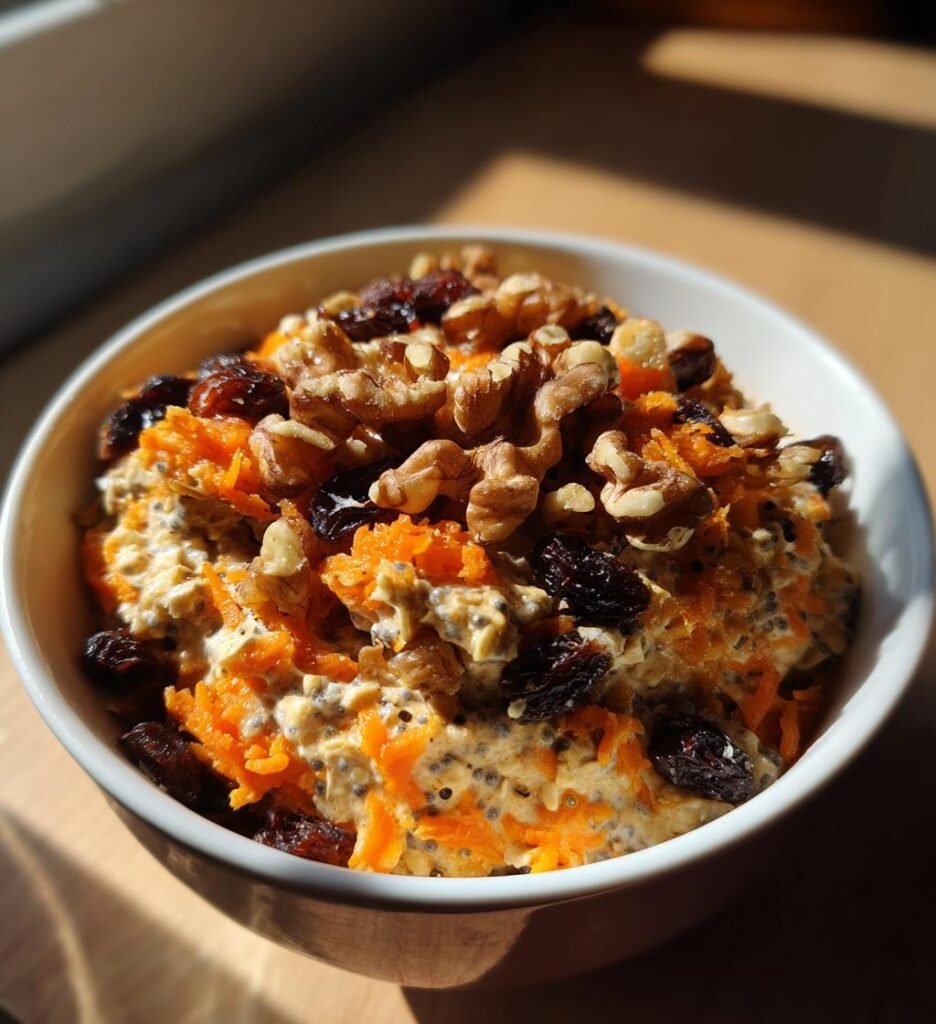 Carrot Cake Chia Oats