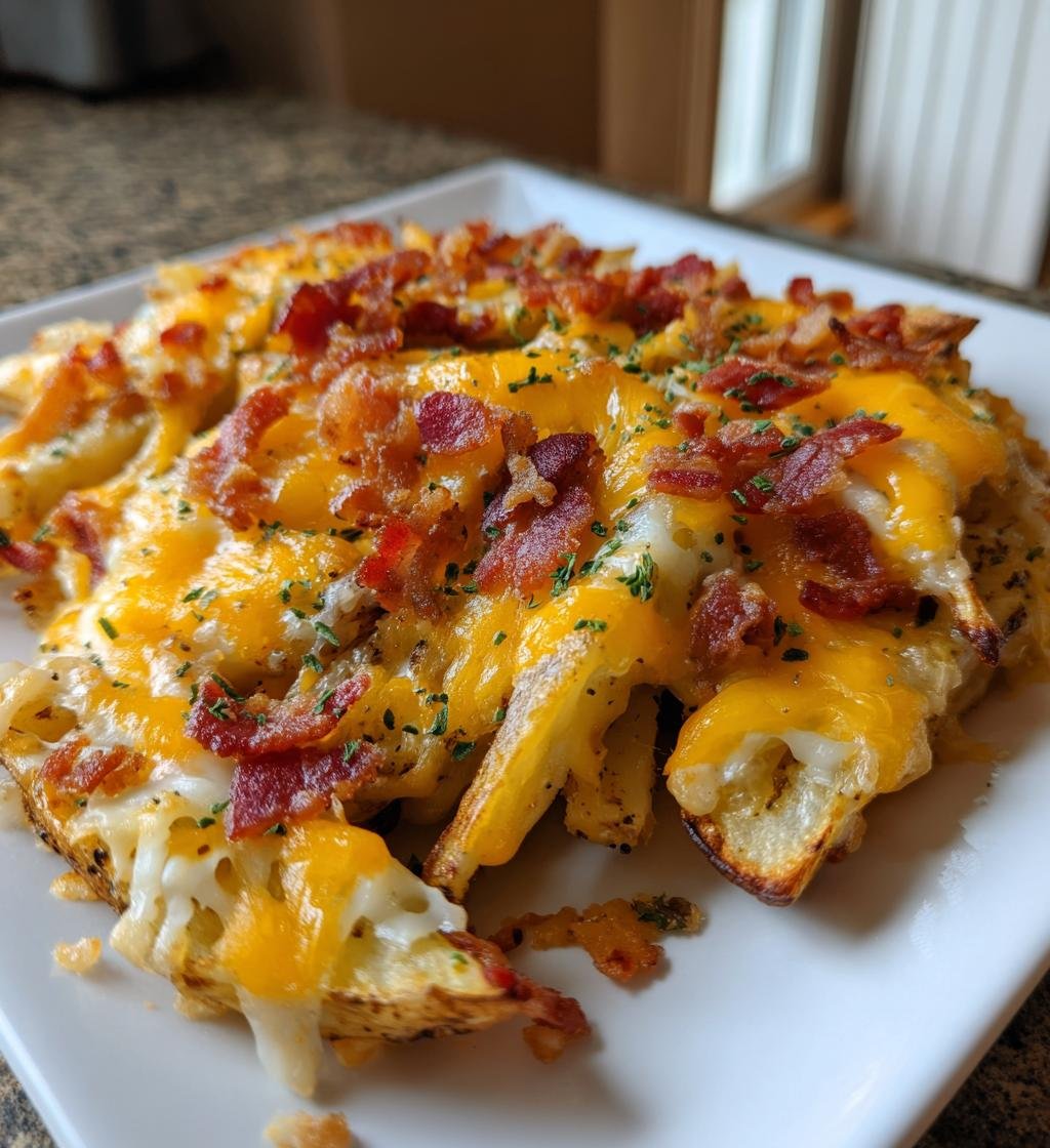 Cheddar Bacon Potato Wedges - detail 1
