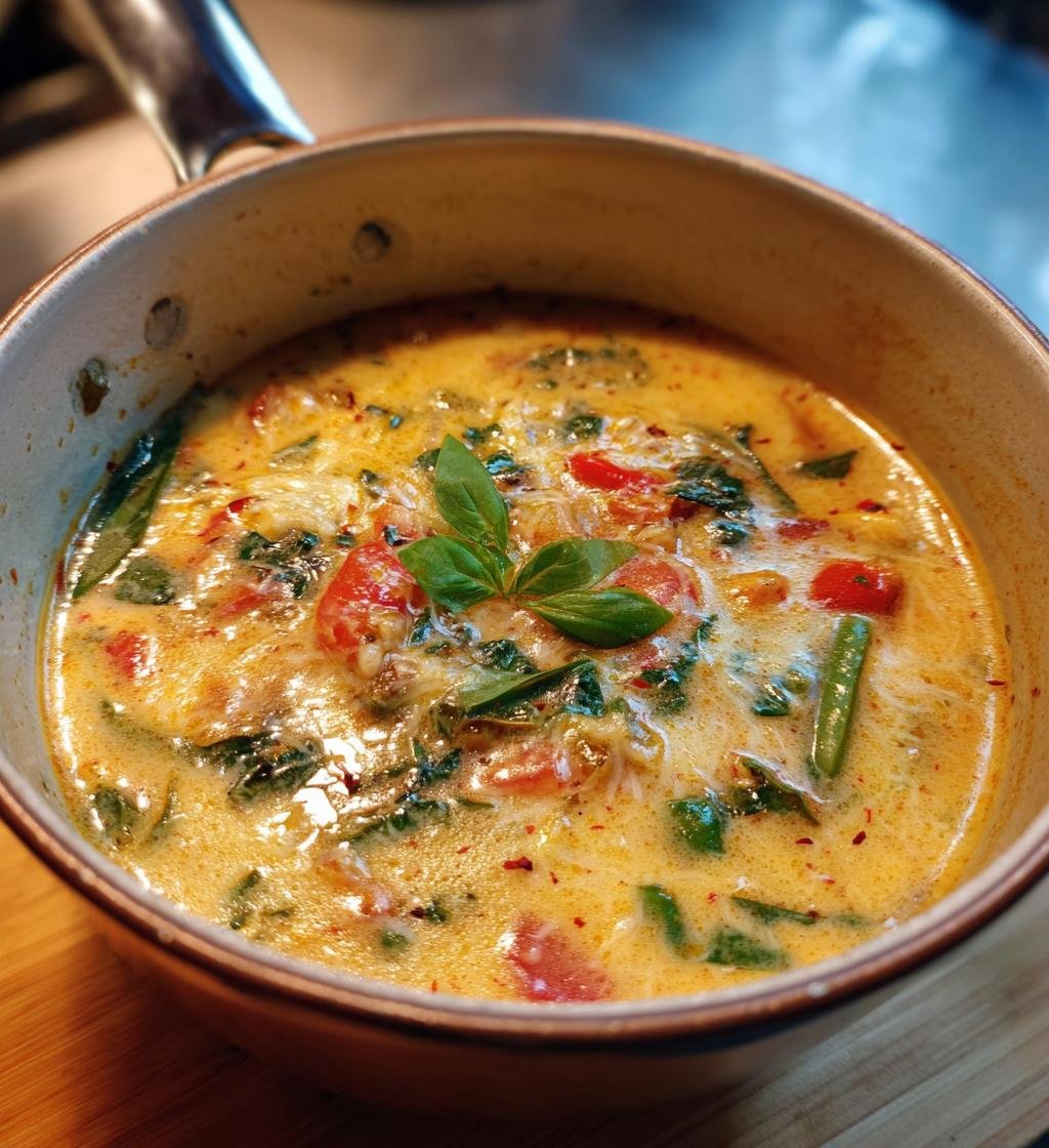 Cheese Stuffed Banana Peppers Soup