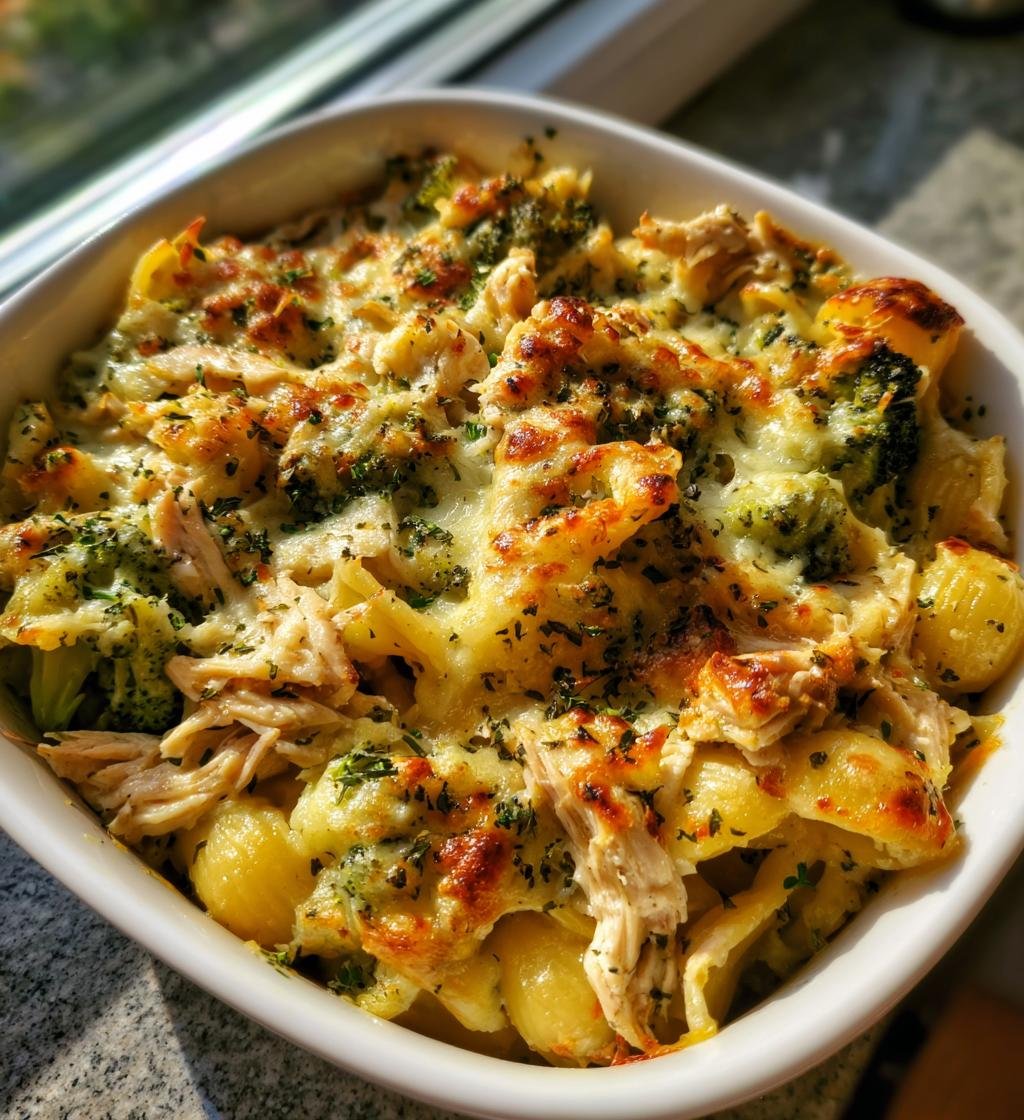 Chicken Broccoli Pasta Bake