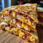 Chicken Cordon Bleu Quesadilla
