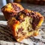 Chocolate Peanut Butter Banana Muffins