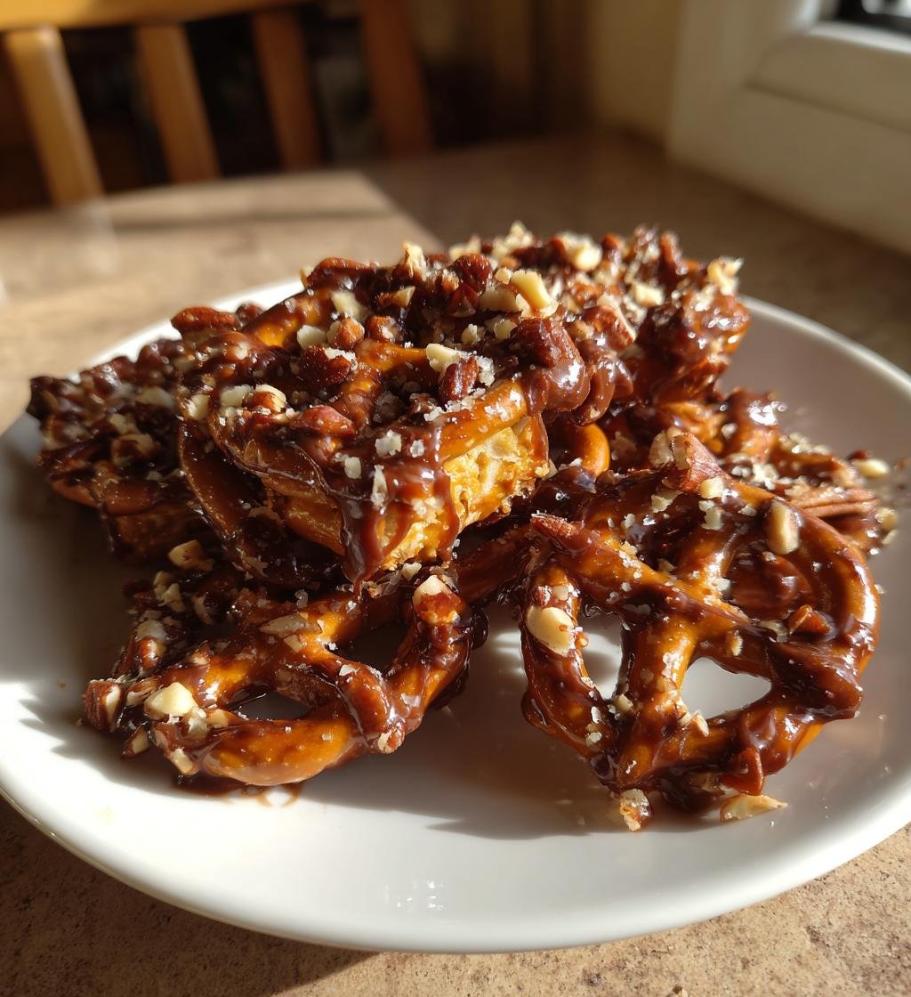 Christmas Butter Toffee Pretzels - detail 1