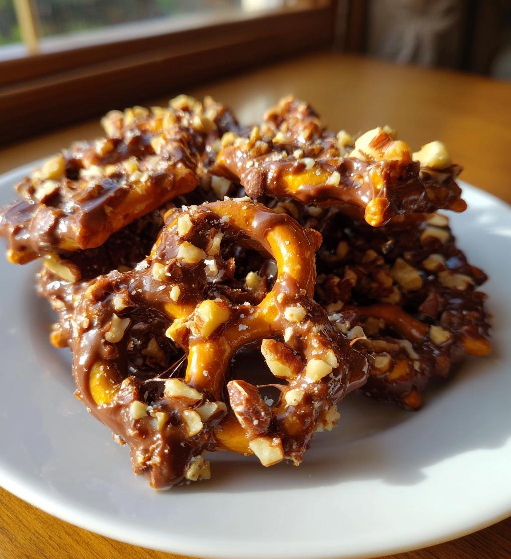 Christmas Butter Toffee Pretzels