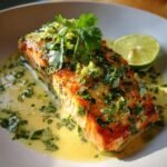 Coconut Lime Poached Salmon