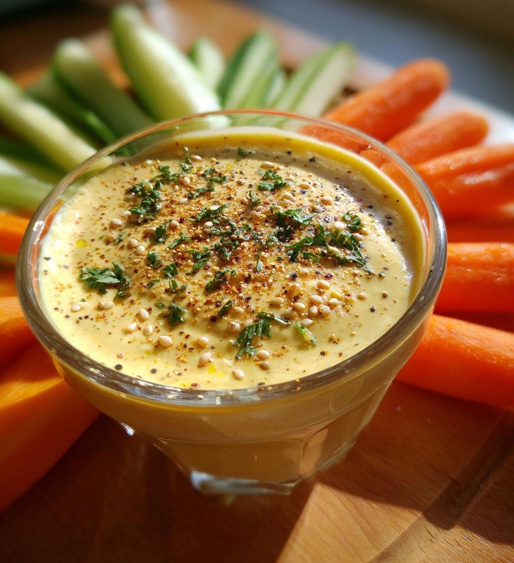 Cottage Cheese Mustard Dip - detail 1