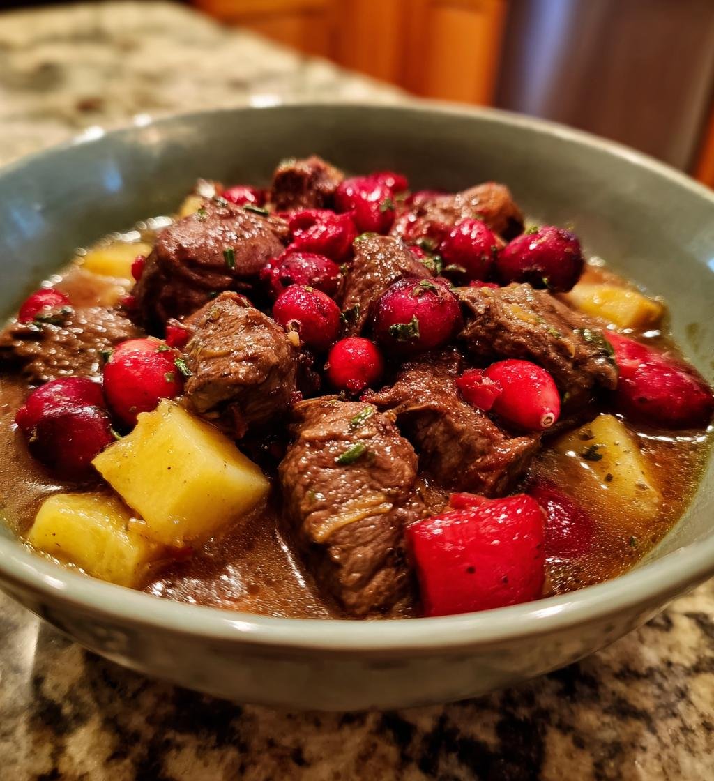 Cranberry Apple Beef Stew - detail 1