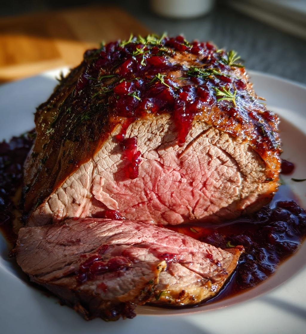 Cranberry Balsamic Roast Beef - detail 1